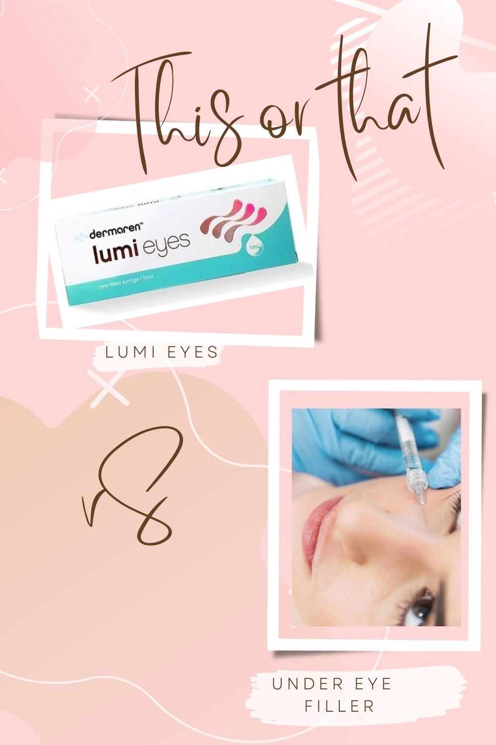 Lumi Eyes UnderEye Treatment vs. Tear Trough Fillers